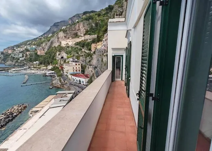 Casa Vagliendola - Terrace With Sea View דירה אמאלפי